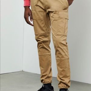 PacSun Workwear Khaki Slim Fit Cargo Pants